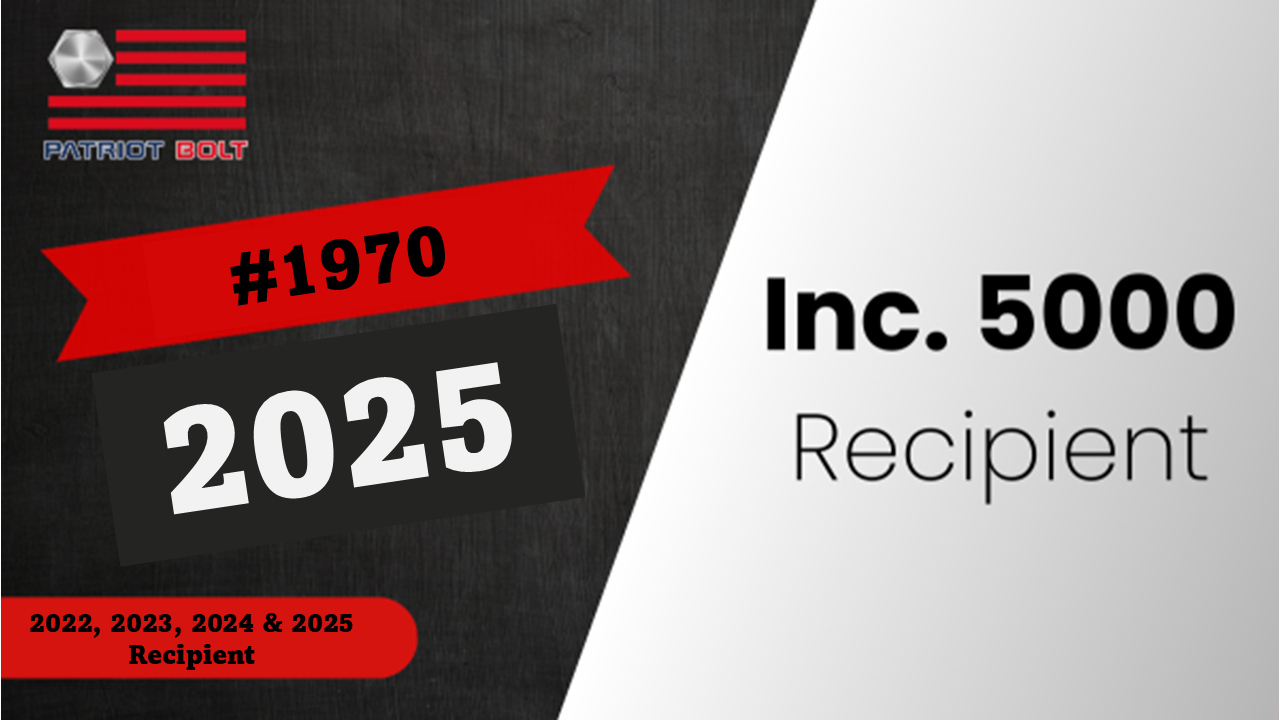 Inc 5000 Recipient 2025 Patriot Bolt